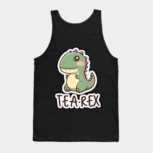 Tea rex having tea Tank Top